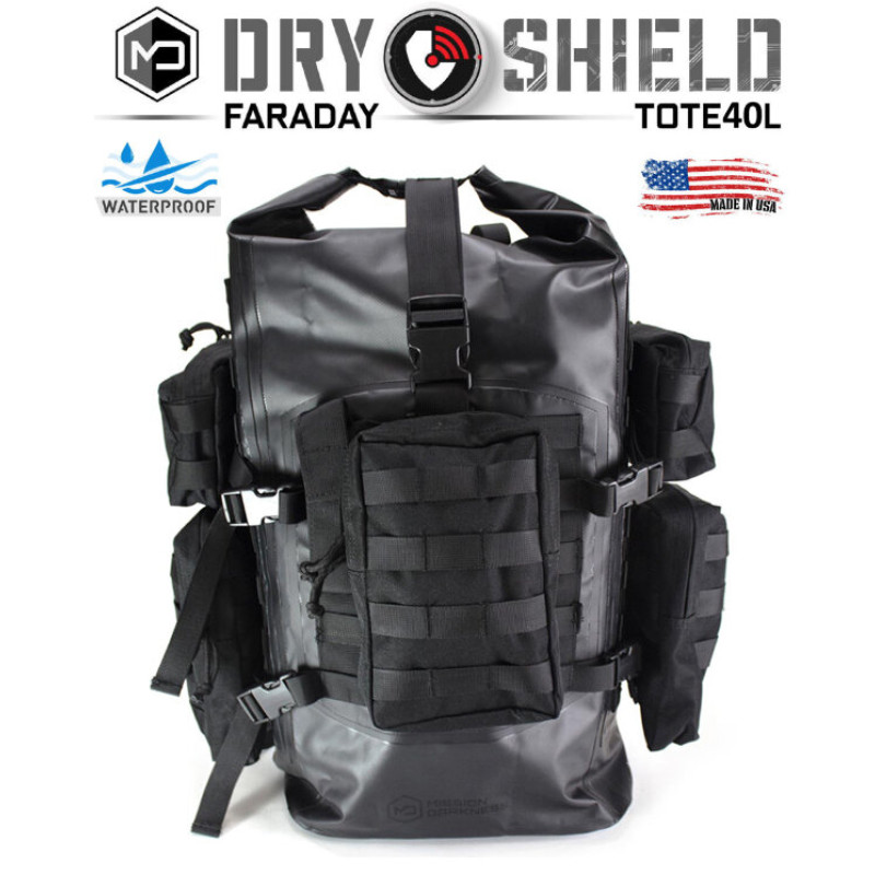 Екрануючий вологозахищений рюкзак на 40 літрів Mission Darkness Dry Shield Backpack 40 Liter Capacity