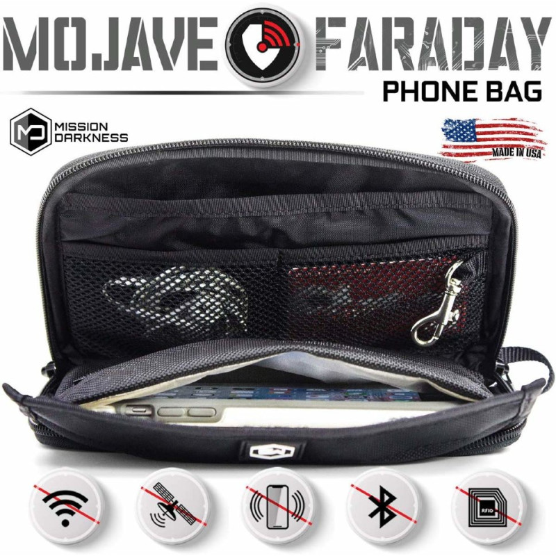 Екрануюча сумка для телефону Mission Darkness Mojave Faraday Mission Darkness Mojave Faraday Phone Bag
