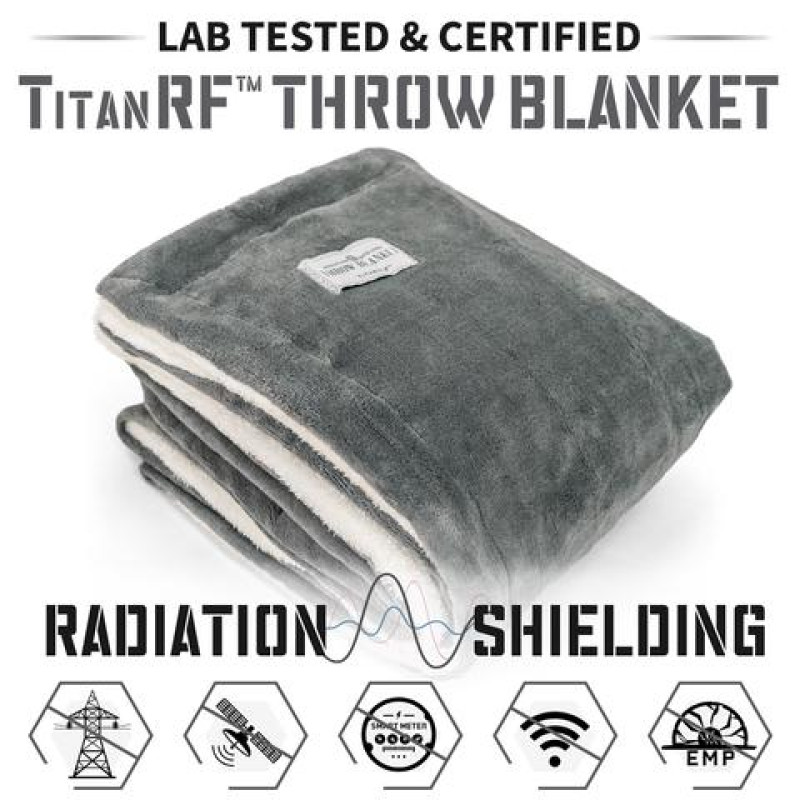 Екрануючий ковдру MISSION DARKNESS™ TITANRF RADIATION SHIELDING THROW BLANKET