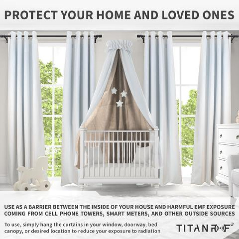 Екрануючі штори MISSION DARKNESS™ TITANRF RADIATION SHIELDING BLACKOUT CURTAINS