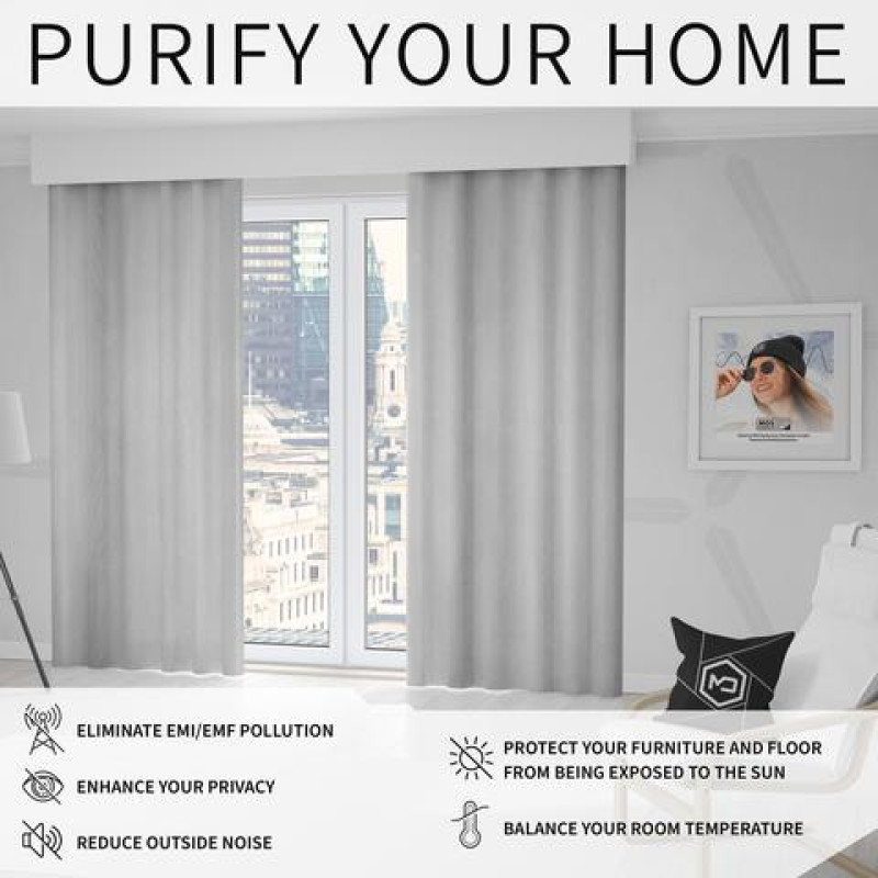 Екрануючі штори MISSION DARKNESS™ TITANRF RADIATION SHIELDING BLACKOUT CURTAINS