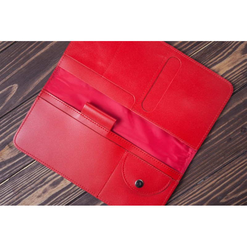Дорожній органайзер для документів з RFID захистом LOCKER's LT-Red