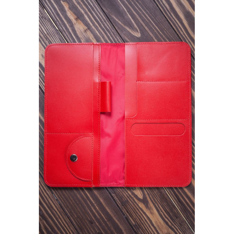 Дорожній органайзер для документів з RFID захистом LOCKER's LT-Red