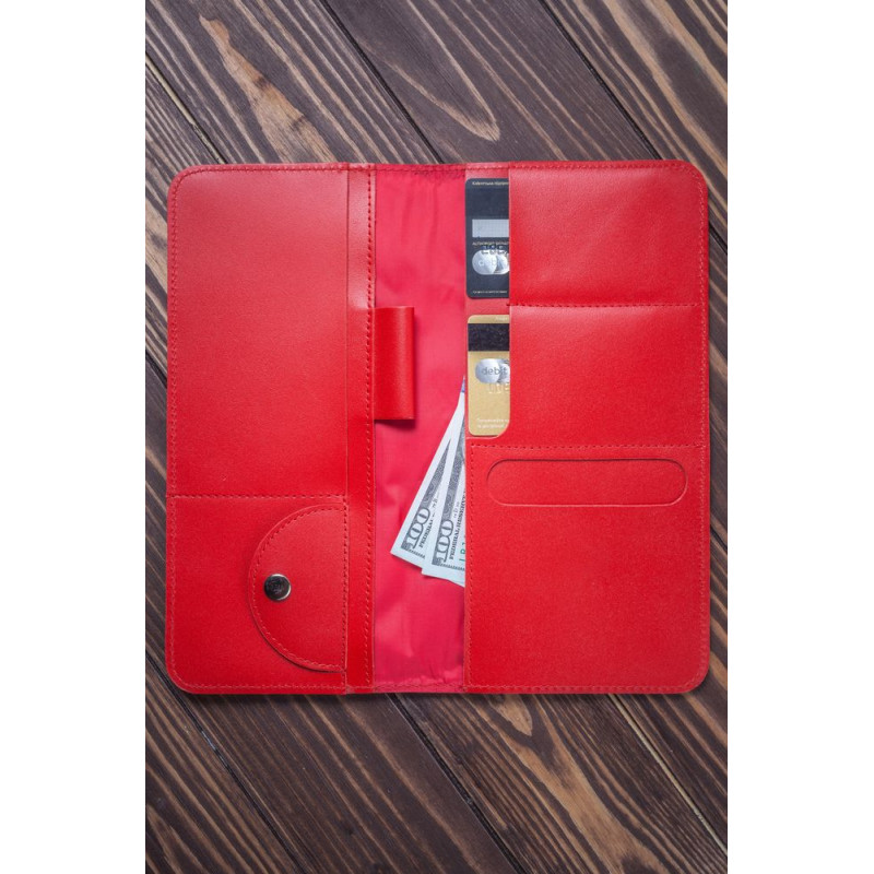 Дорожній органайзер для документів з RFID захистом LOCKER's LT-Red