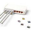 SmartKeeper Essential Lock блокування під'єднаних RJ45 кабелів Network Module Lock 4P (pink)