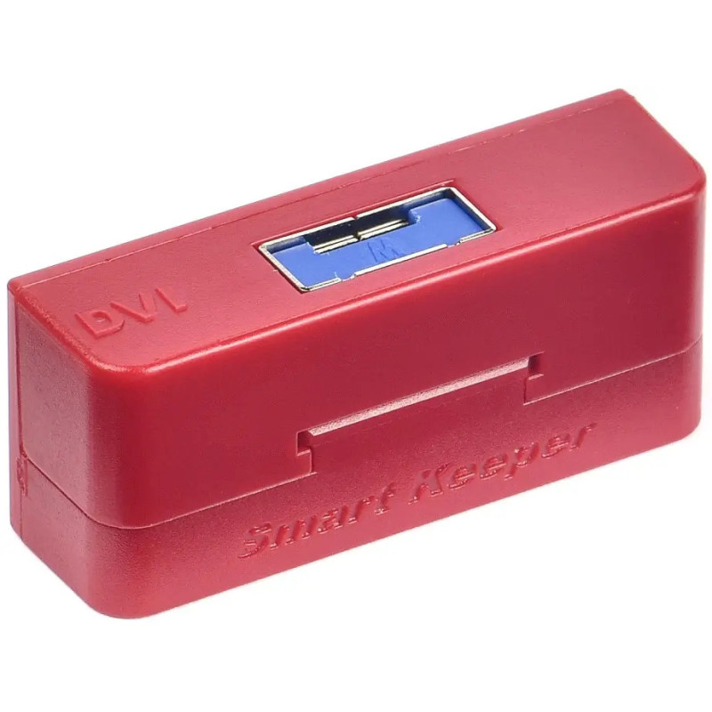 Заглушки SmartKeeper Essential для відеопортів DVI (blue)