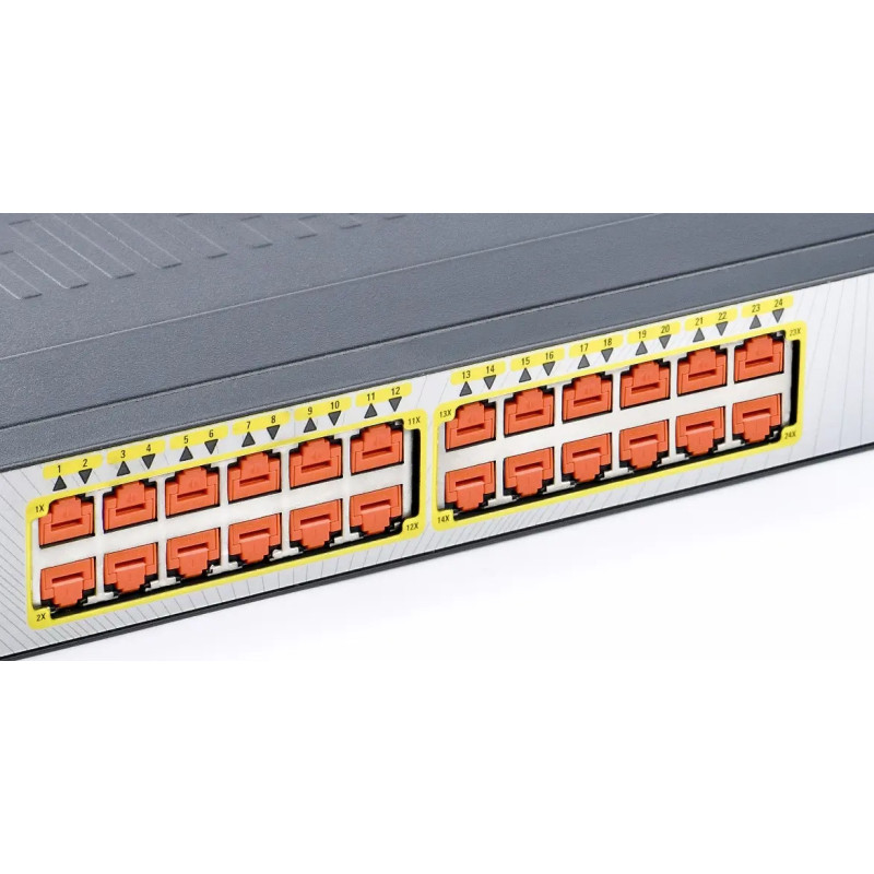 Заглушки SmartKeeper Essential для портів RJ-45 (orange)