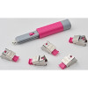 SmartKeeper Essential Lock блокування під'єднаних RJ45 кабелів RJ-45 LAN Cable Lock (pink)