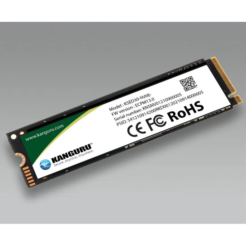 Внутрішній шифрований накопичувач Kanguru Defender SED30 NVMe 1ТБ