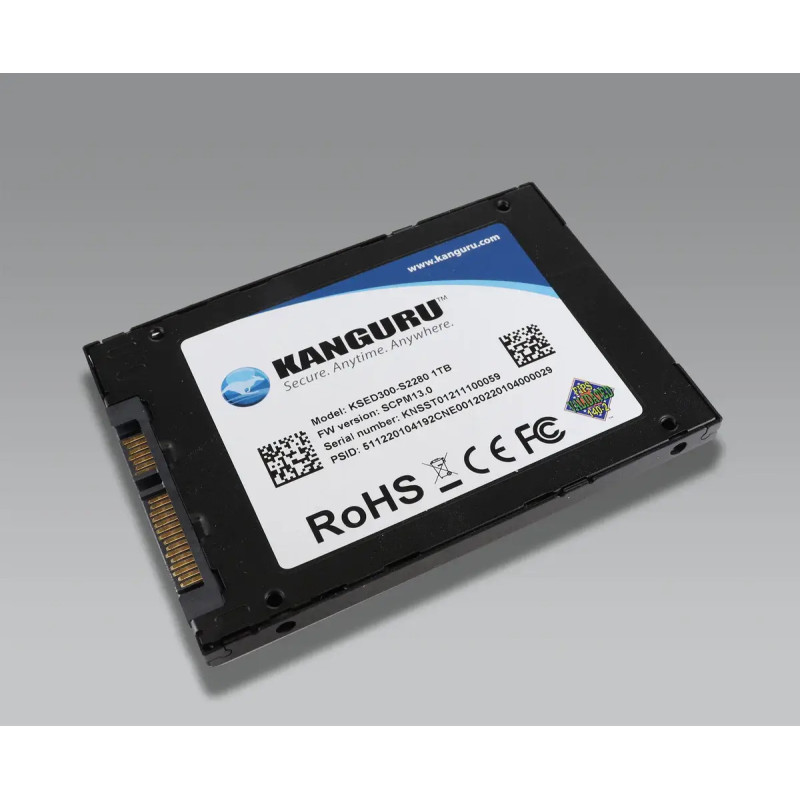 Шифрований накопичувач Kanguru Defender SED300 SATA 500ГБ