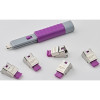 SmartKeeper Essential Lock блокування під'єднаних RJ45 кабелів RJ-45 LAN Cable Lock (purpl)