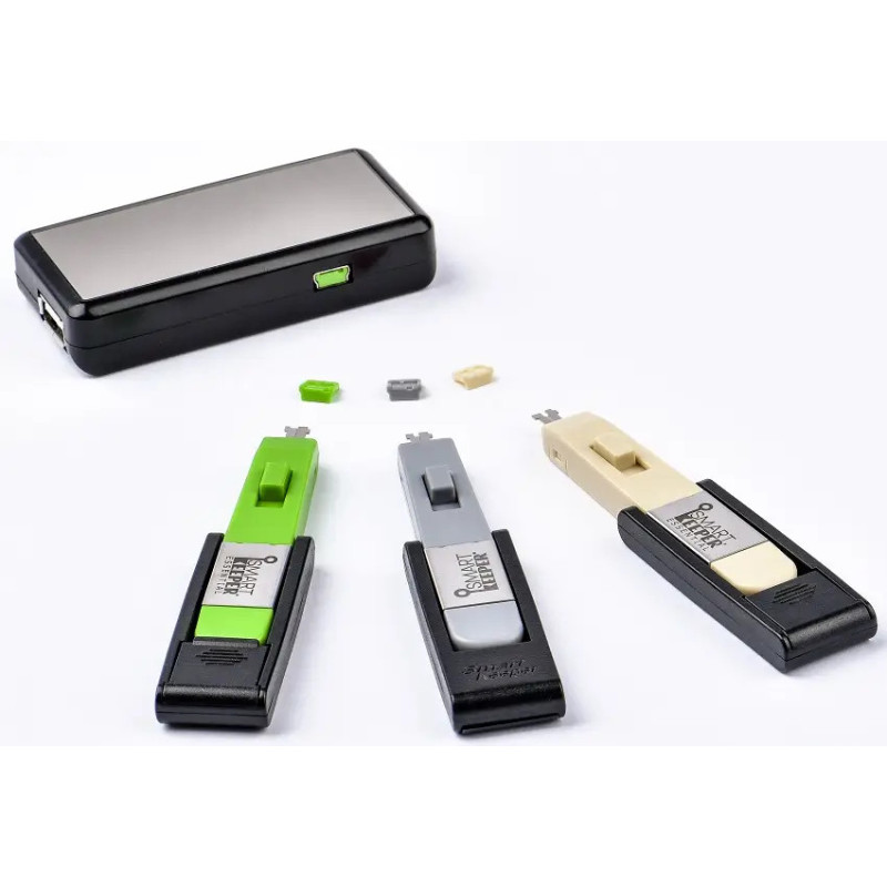 Заглушки SmartKeeper Essential для USB портів microUSB (grey)