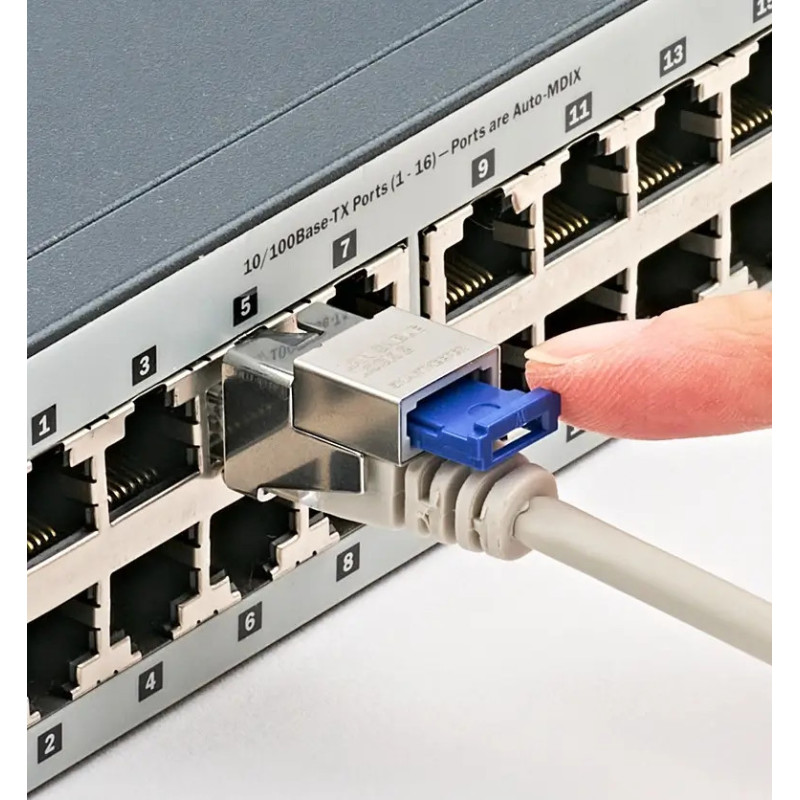 SmartKeeper Essential Lock блокування під'єднаних RJ45 кабелів RJ-45 LAN Cable Lock (yellow)