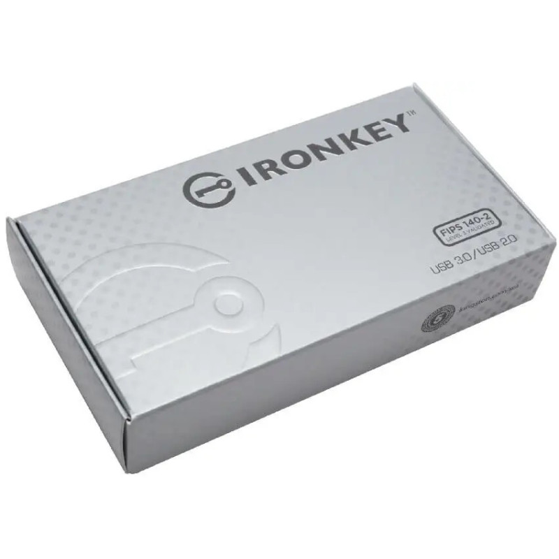 Накопичувач Kingston IronKey S1000E з керуванням 128ГБ