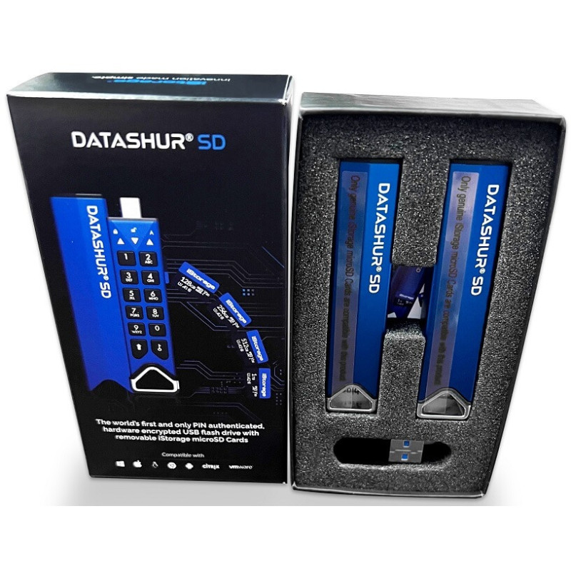 Накопичувач iStorage datAshur SD-2 модуля & Keywriter 3 microSD 32ГБ