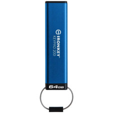 Накопичувач Kingston Ironkey Keypad 200 USB Type A 64ГБ