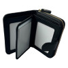 Короткий шкіряний гаманець з RFID захистом LOCKER's DWF-Black