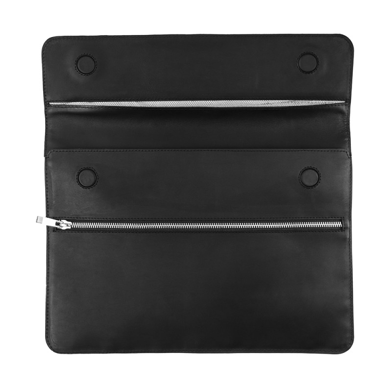 Шкіряна екрануюча сумка-чохол з кишенями для планшета 12" LOCKER's LT12C-Black