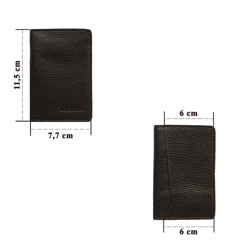 Обкладинка з RFID захистом для українського ID паспорта LOCKER's LID-Brown