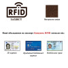 Обкладинка з RFID захистом для українського ID паспорта LOCKER's LID-Brown