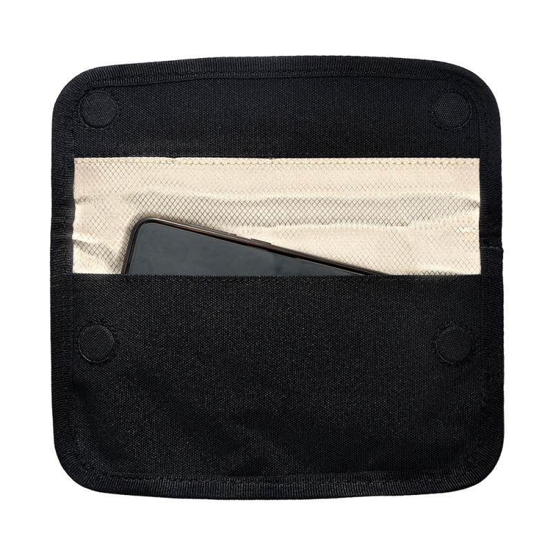 Чохол клітка фарадея для мобільного до 6" з тканини чорний LOCKER's LPF-Black