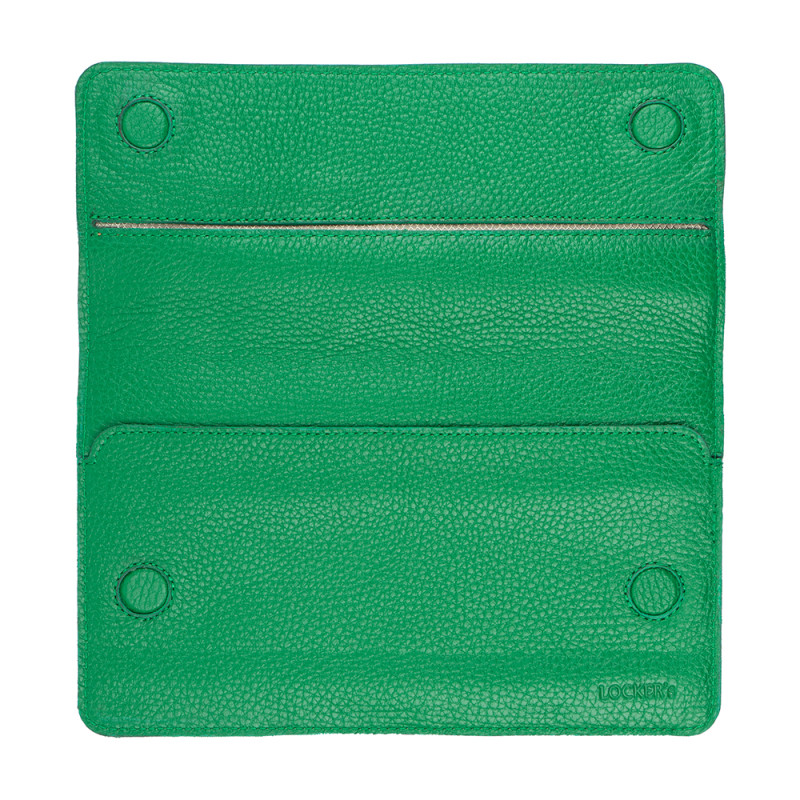 Чохол фарадея для телефону з шкіри флотар для смартфону до 7" LOCKER's LP7F-Green