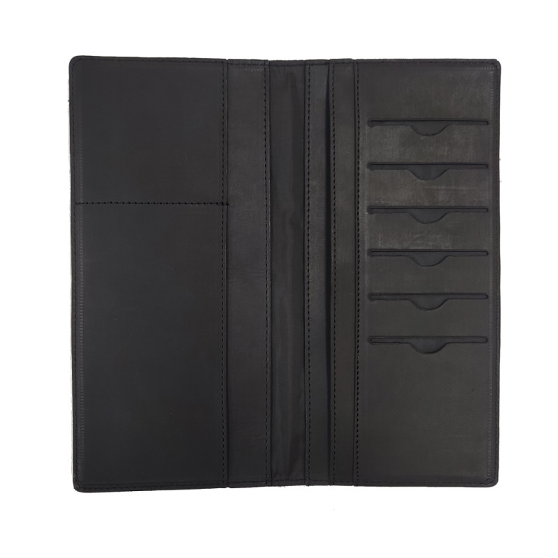 Органайзер-візитниця для документів з RFID захистом чорний LOCKER's Travel Card