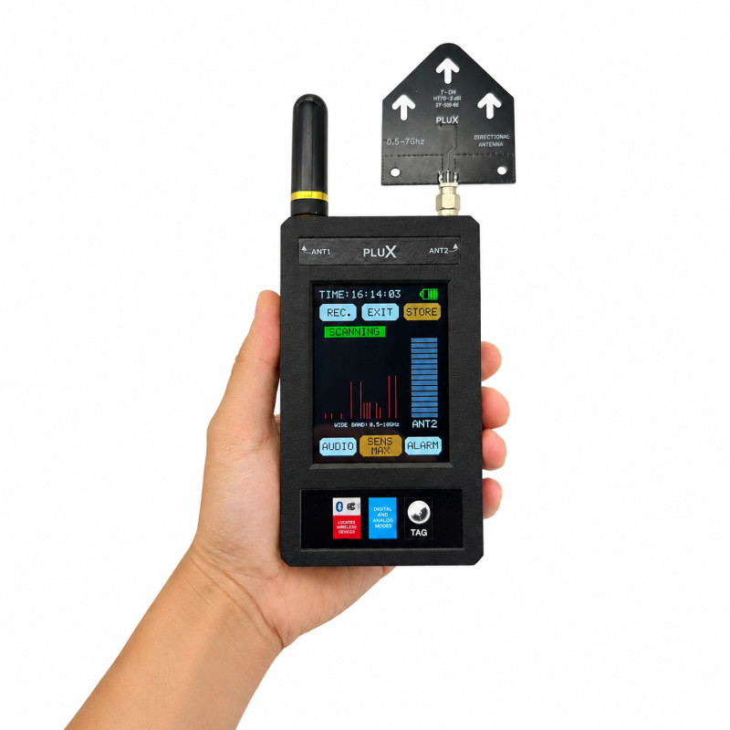 Професійний детектор прослушки Plux DR-TouchPRO (BLE AIRTAG DETECT)