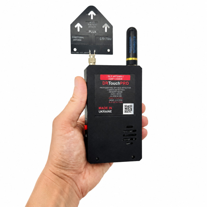 Професійний детектор прослушки Plux DR-TouchPRO (BLE AIRTAG DETECT)