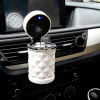 Автомобільна попільничка з підсвіткою Грані, Білий RV-White